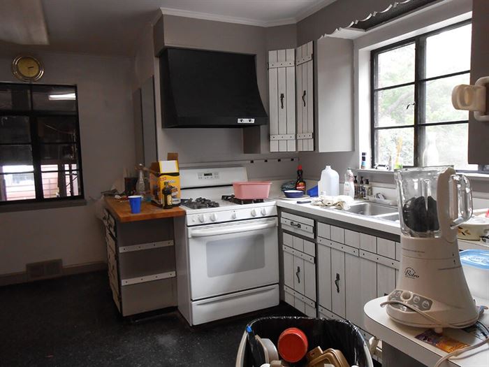 Older home remodel before picture of kitchen