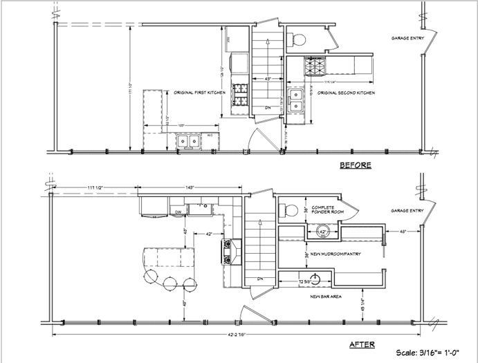 lamantia kitchen renovation blueprint