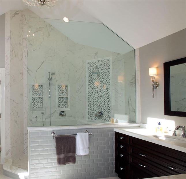 His And Hers Shower 1 Lamantia Design Remodeling